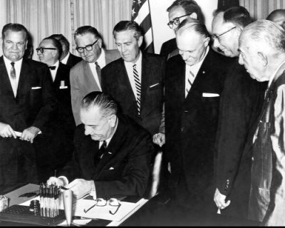 On September 9, 1966, President Lyndon Johnson signed the National Traffic and Motor Vehicle Safety Act into law. On September 9, 1966, President Lyndon Johnson signed the National Traffic and Motor Vehicle Safety Act into law.